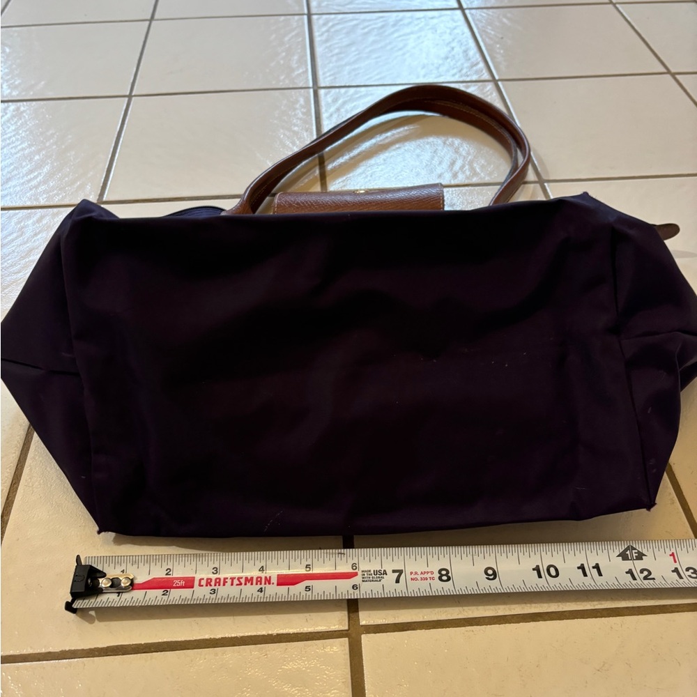 Longchamp Pliage, deep plum - Picture 5 of 9